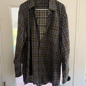 Balenciaga Multicolor Plaid Shirt